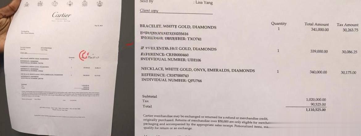 美国某店员曝料：泽伦斯基在美国寻求援助期间，其妻子埃琳娜在奢侈品店疯狂消费110