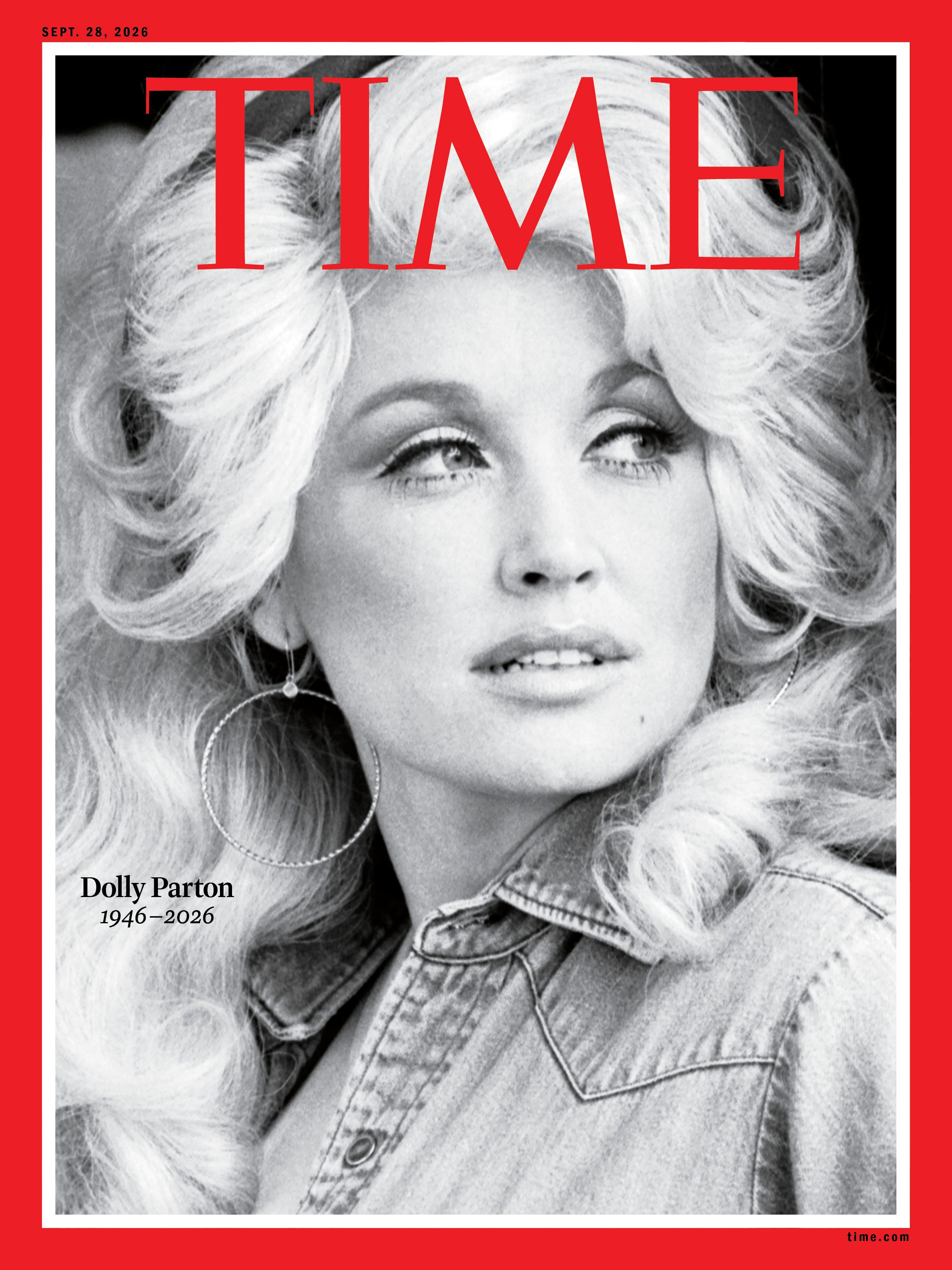 多莉帕顿去世《时代》周刊封面，致敬并缅怀传奇Dolly Parton！ ​​​