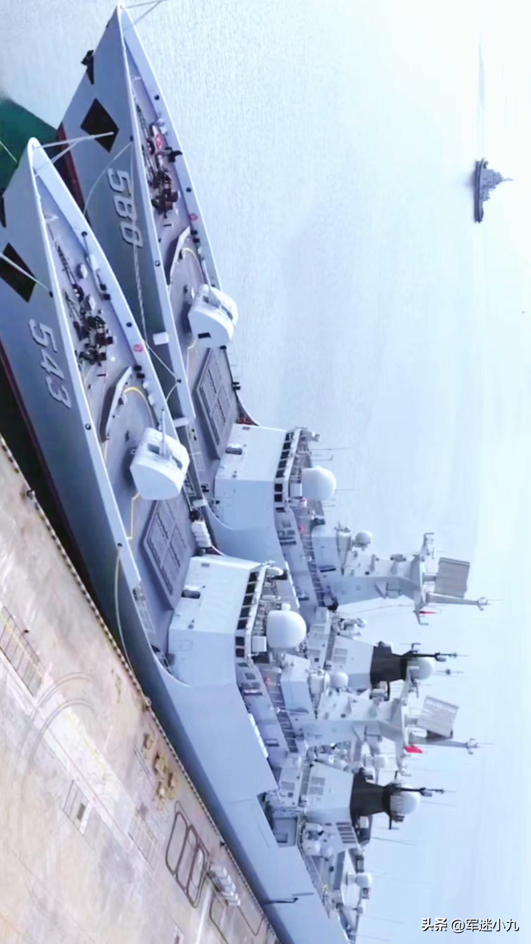 新054A罕见曝光，全舰洗消作业画面，专家：演练很有必要！

这画面太可以了，直