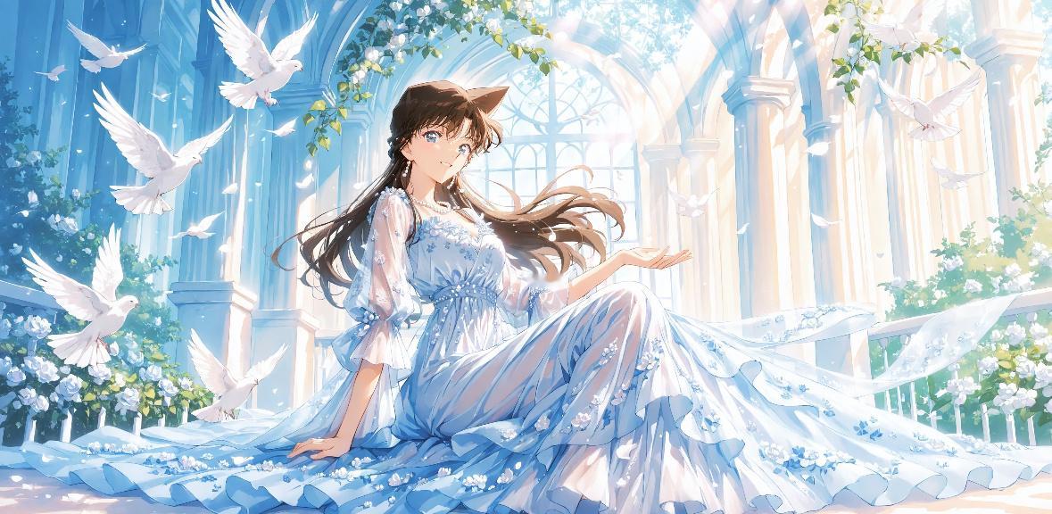 小兰的婚纱也太美了吧～👰🏻‍♀️日漫名侦探柯南次元星火计划 ​​​
