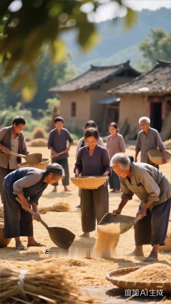 初见阳光，阳刚滚烫。黄土壤青石板，水深火热弯腰驼背爹和娘。太阳太阳有力量，万物生