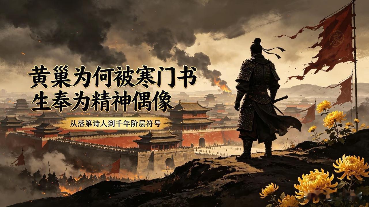 黄巢被寒门书生奉为偶像，核心是他打破了晚唐固化到窒息的门阀铁笼。他屡试不第，被士