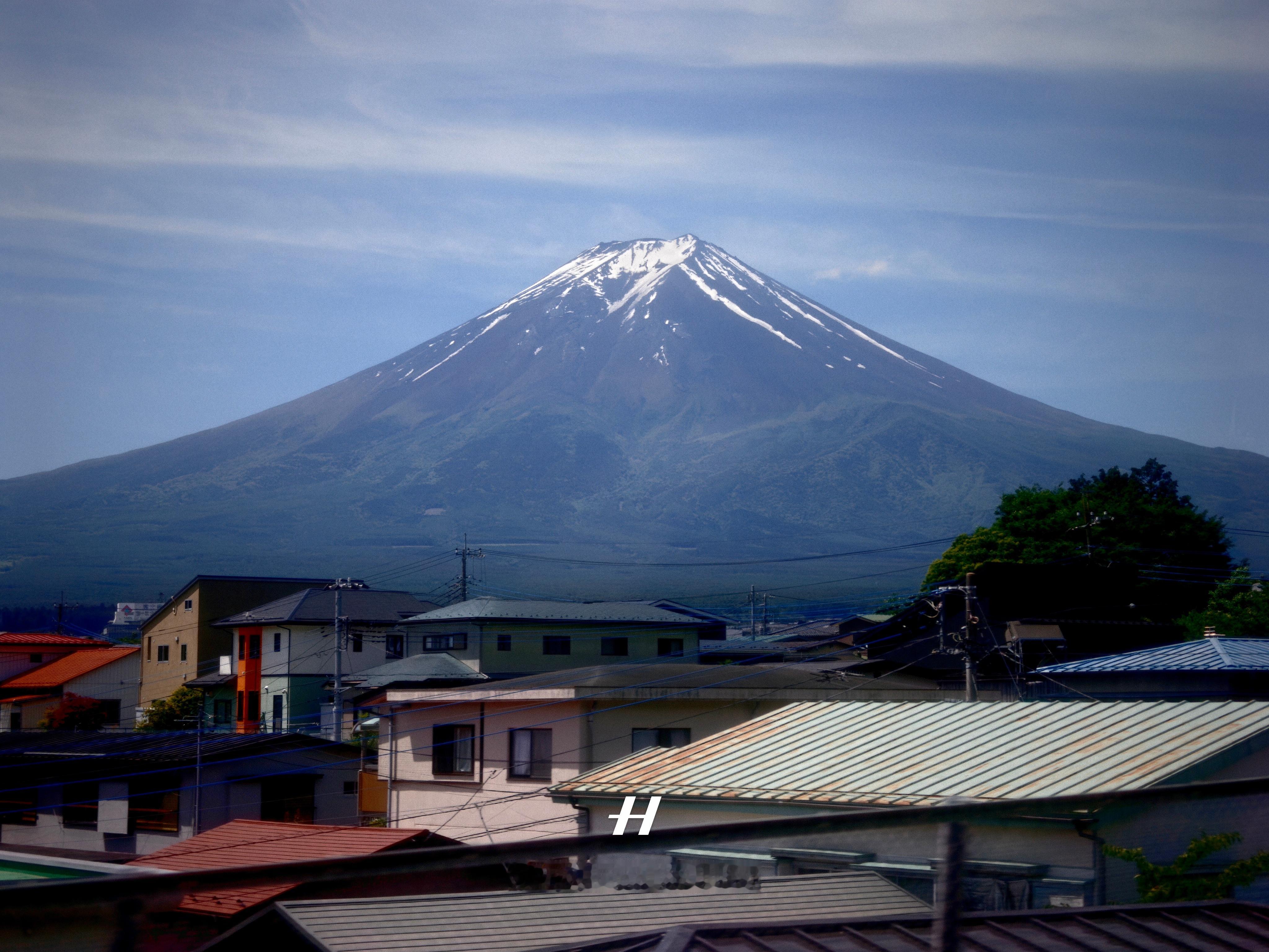 嘿嘿，到富士山了 日本·富士山河口湖