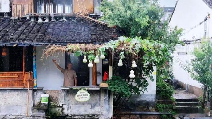 本来种葫芦图个福禄好彩头，结果火了之后家门直接成了24小时直播景点，喊到奶奶头晕
