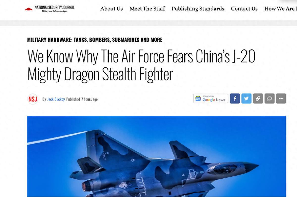 美媒终于说出实话，美国惧怕的不是歼20战力，真正让美军绝望的是，中国造歼20像流