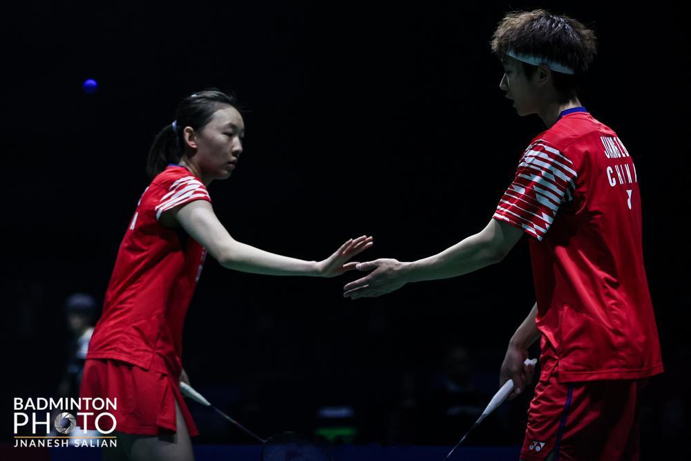 “丫邦”无缘决赛印度公开赛混双半决赛：蒋振邦/魏雅欣 21-16、14-21、1