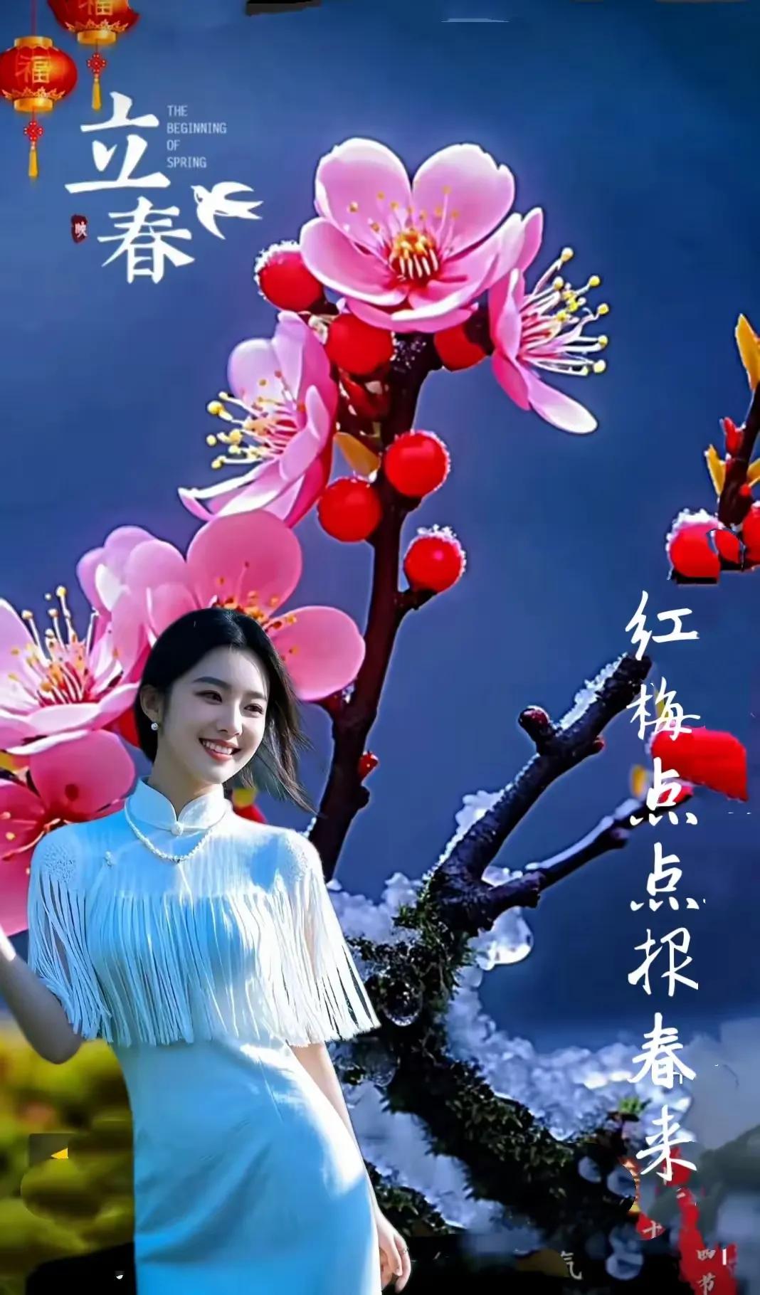 七绝 · 咏春
文/理想
春到桃花绮丽开，媚情如火诱谁来？
蝶飞凤舞馨香送，伞下