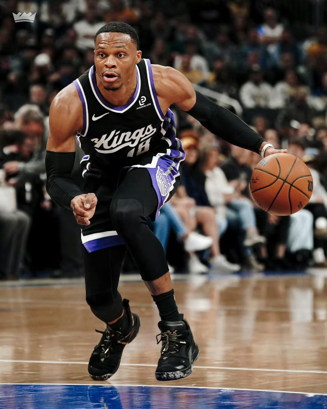 可以哦！37岁了！！全场比赛结束，国王105：116步行者，威少16中10，三分