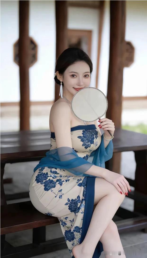 我立长亭望远方，
想隨流云伴君旁。
佳人难掩相思意，
红豆一颗在心房。