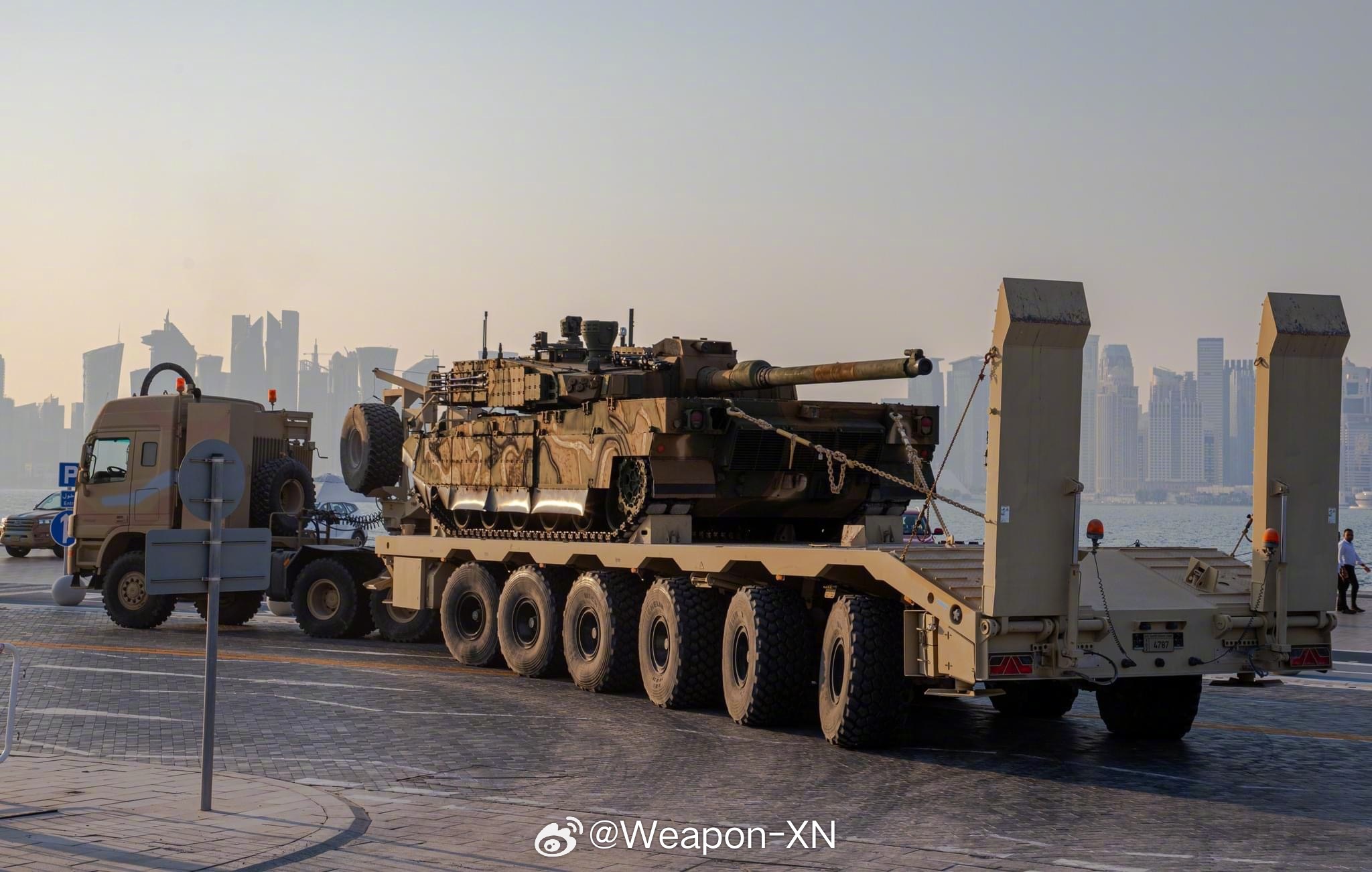#兵器影像[超话]# 韩国陆军卡塔尔联合训练TF(当地联合训练组)与卡塔尔陆军进
