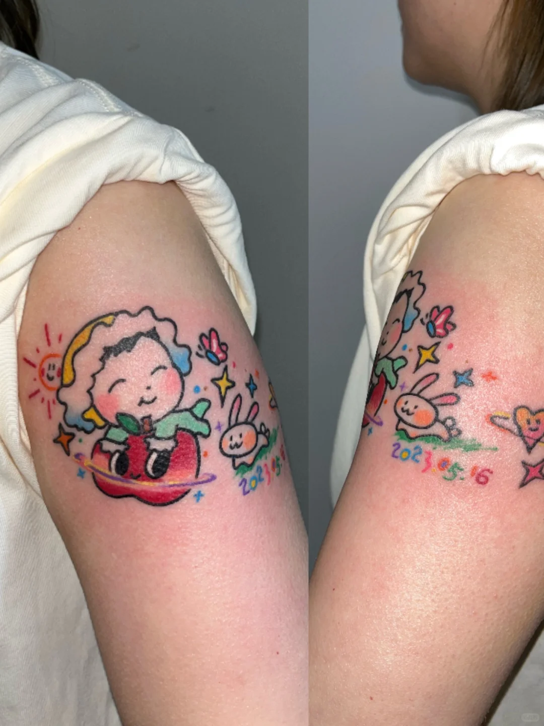 儿童画风纹身｜TATTOO🎨