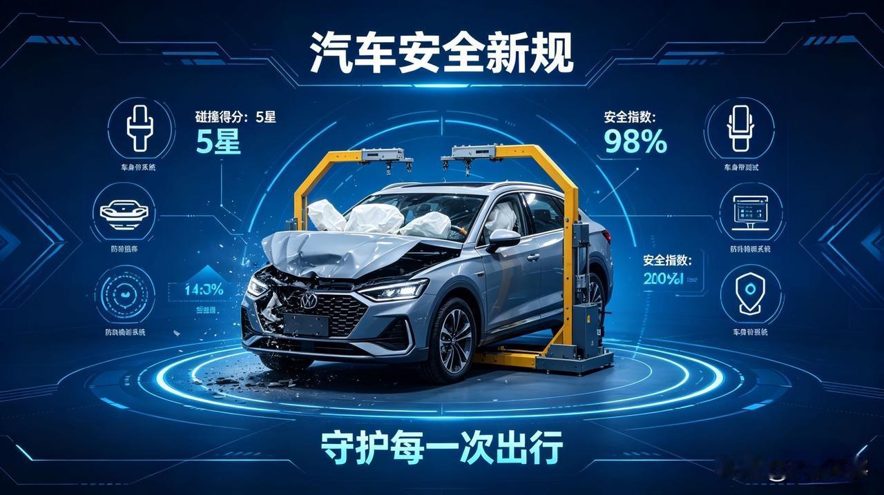 所有车主注意！2026年7月汽车两大硬核新规正式落地，堪称近20年最严安全标准，