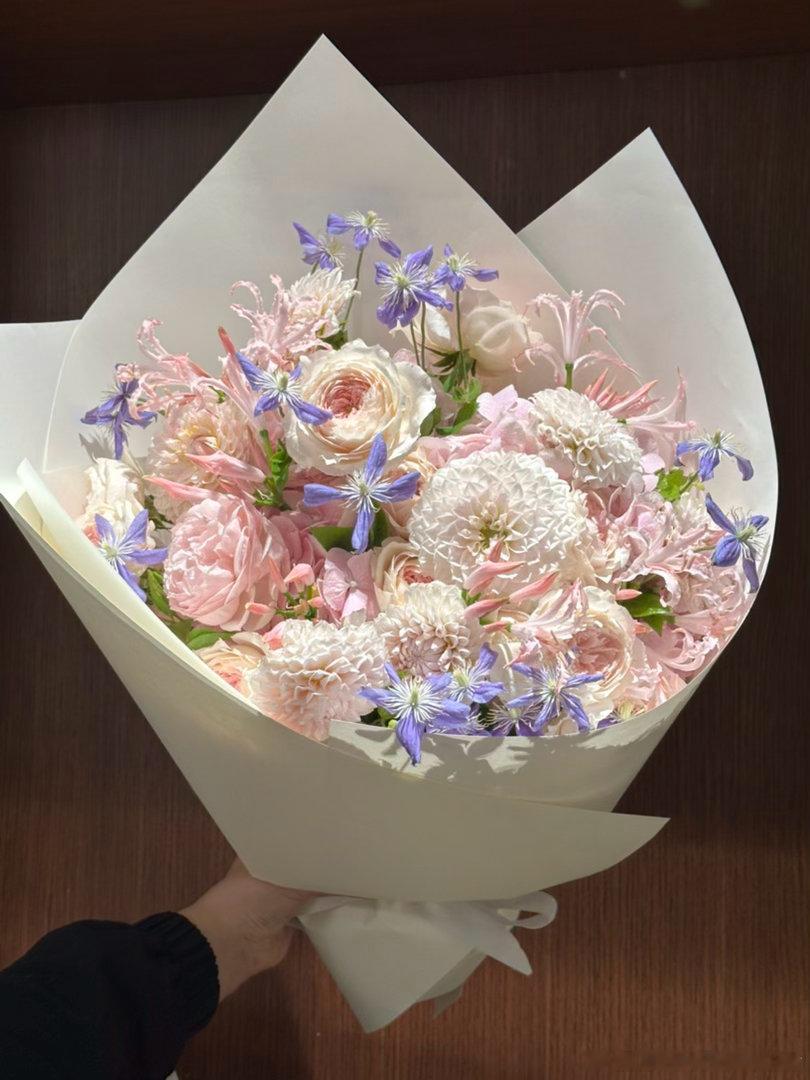 粉紫色花束分享✨lumos花束系列 ​​​