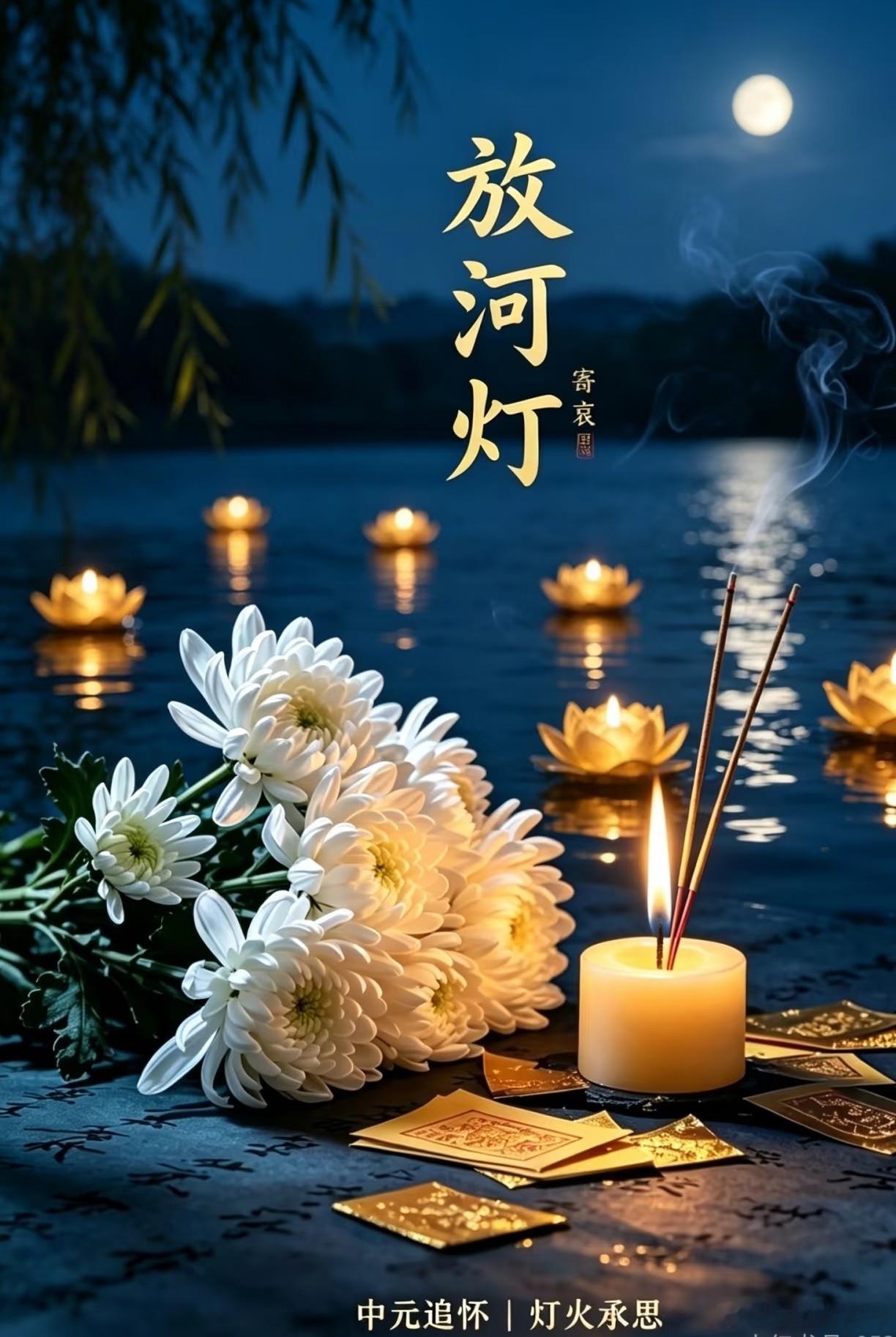 忆先祖●中元窗外风狂雨更急，恰似天地同悲戚。纸钱难渡千里路，遥向故乡叩首泣。风声