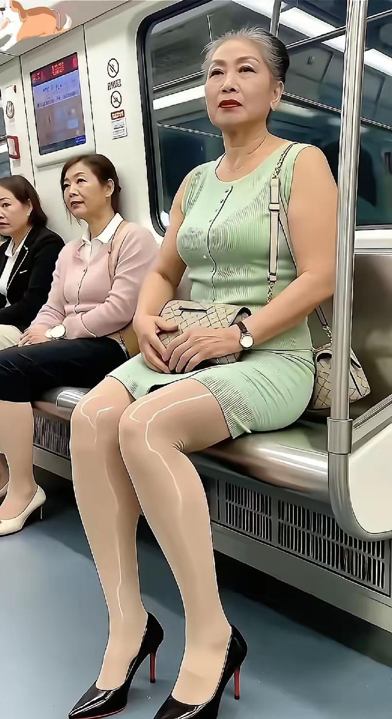 谁懂啊！这位大姐的穿搭也太显年轻了吧！
 
压根不用费劲儿猜年龄，光看她这一身搭