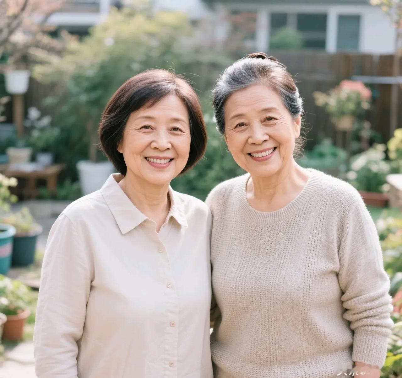 我婆婆和我妈的区别，
我婆婆这个人会享受生活，
让我公公在外面打工挣钱。

她在