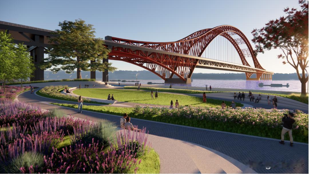 好吧，对南沙情侣路的期待度又降低了！明珠湾大桥桥底这里规划图说是搞一个月季公园，