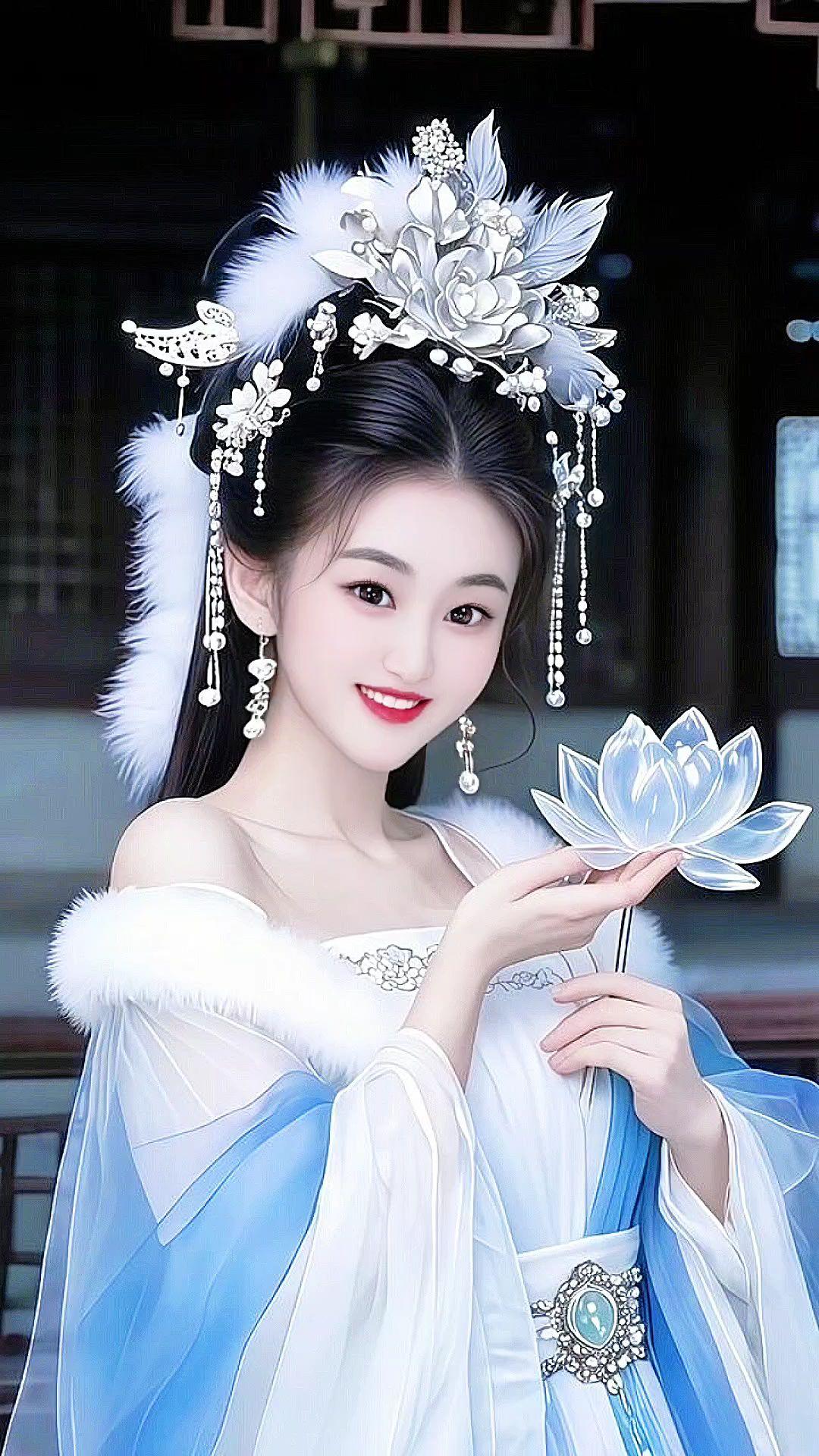 古风妆容有多美 唐妆雅韵 荷花仙子 国风古韵 汉服之美在华夏
