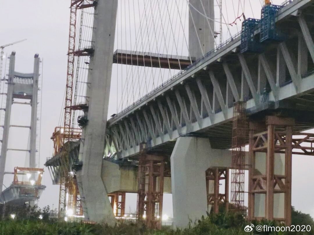 中山商业城建观察录 中山第6座双层跨江大桥，也是第2座公铁大桥，小家碧玉鱼米之乡