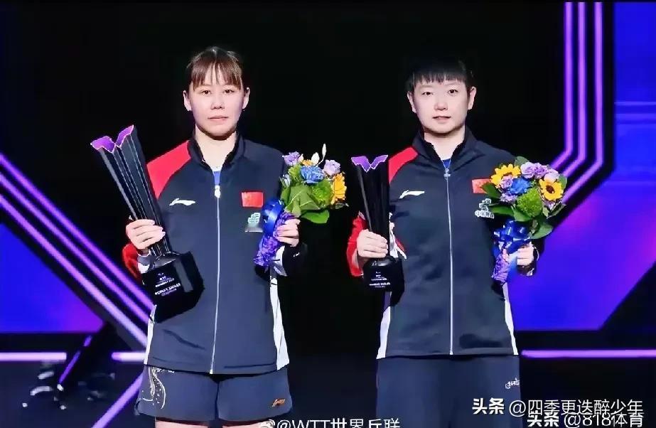 送给小莎莎：
该吃吃该喝喝，
输球别往心里搁。
冠军拿的已不少，
不必计较那么多
