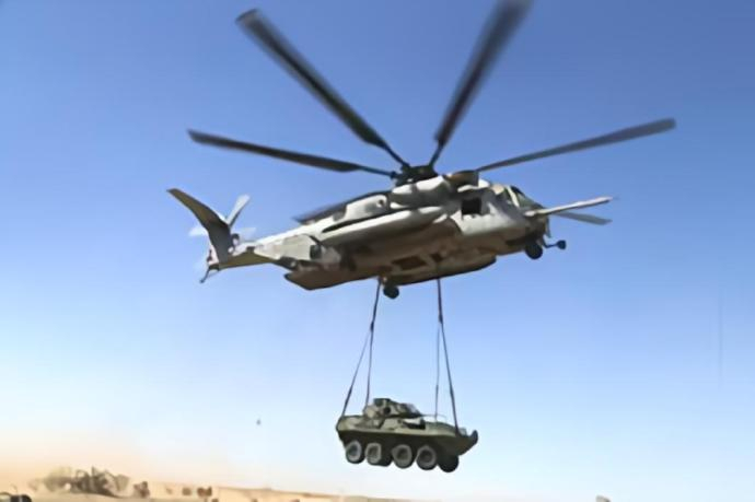 每天认识一件兵器 美国CH-53“海上种马”运输直升机CH-53是西科斯基公司研