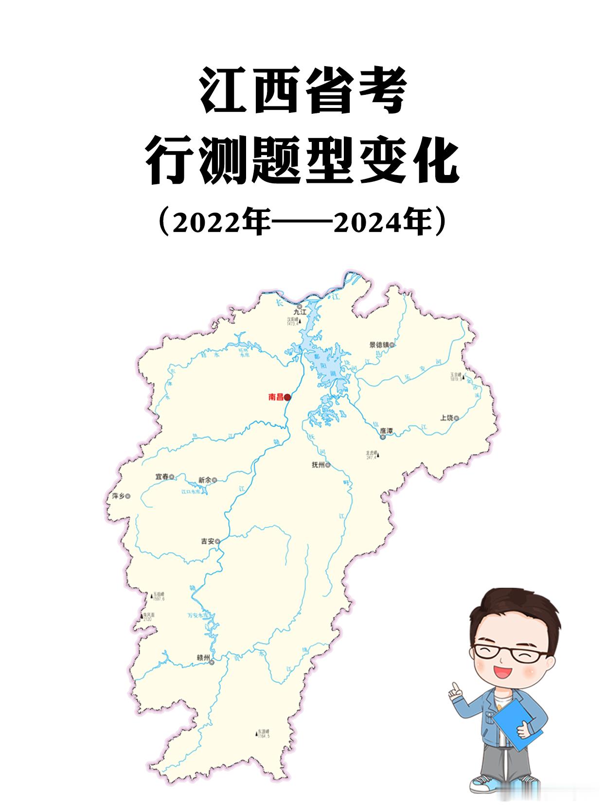 带你认识江西省考行测近三年题型变化情况江西近年题量稳定，都是135题题量很大[允