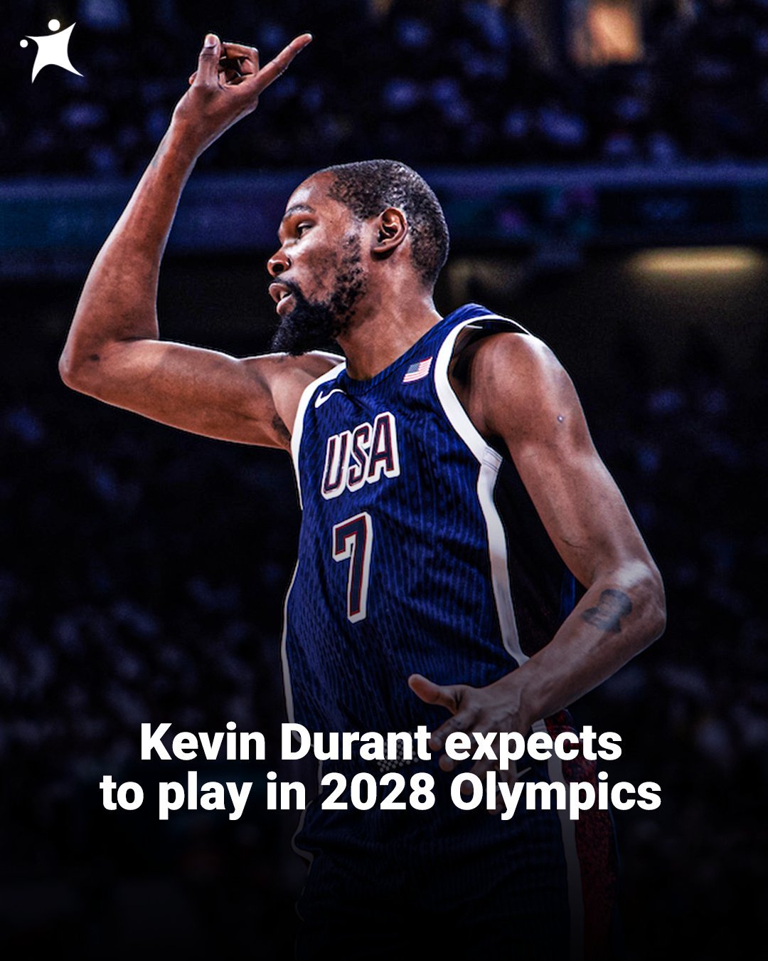 杜兰特谈2028年奥运会：“那必须的，我想打，我无比渴望出战，但我必须保持自己的