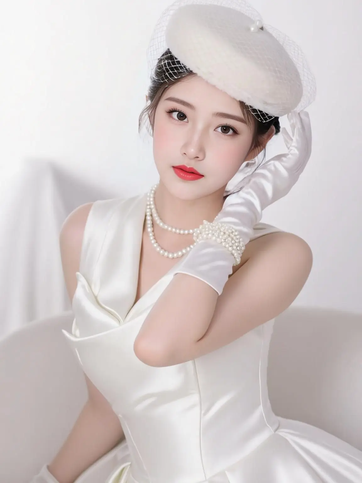 AI赫本风写真 ai创作 原创Ai作品ai谁拍谁美 气质女神玩法合伙人计划