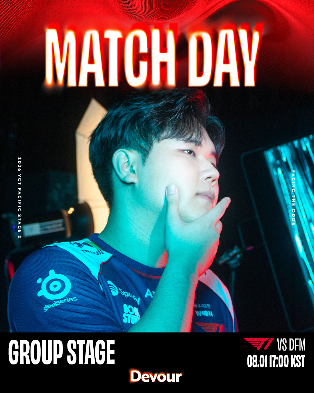 【2026 VCT Pacific Stage2】 vs DFM今天的比赛对阵D