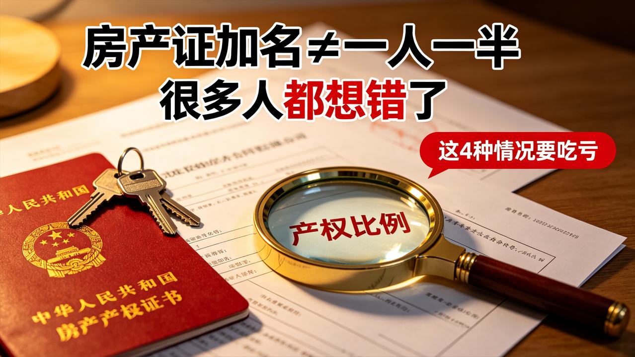 房产证上加名字就等于有一半产权？很多人都想错了，这 4 种情况最容易吃亏
结婚要