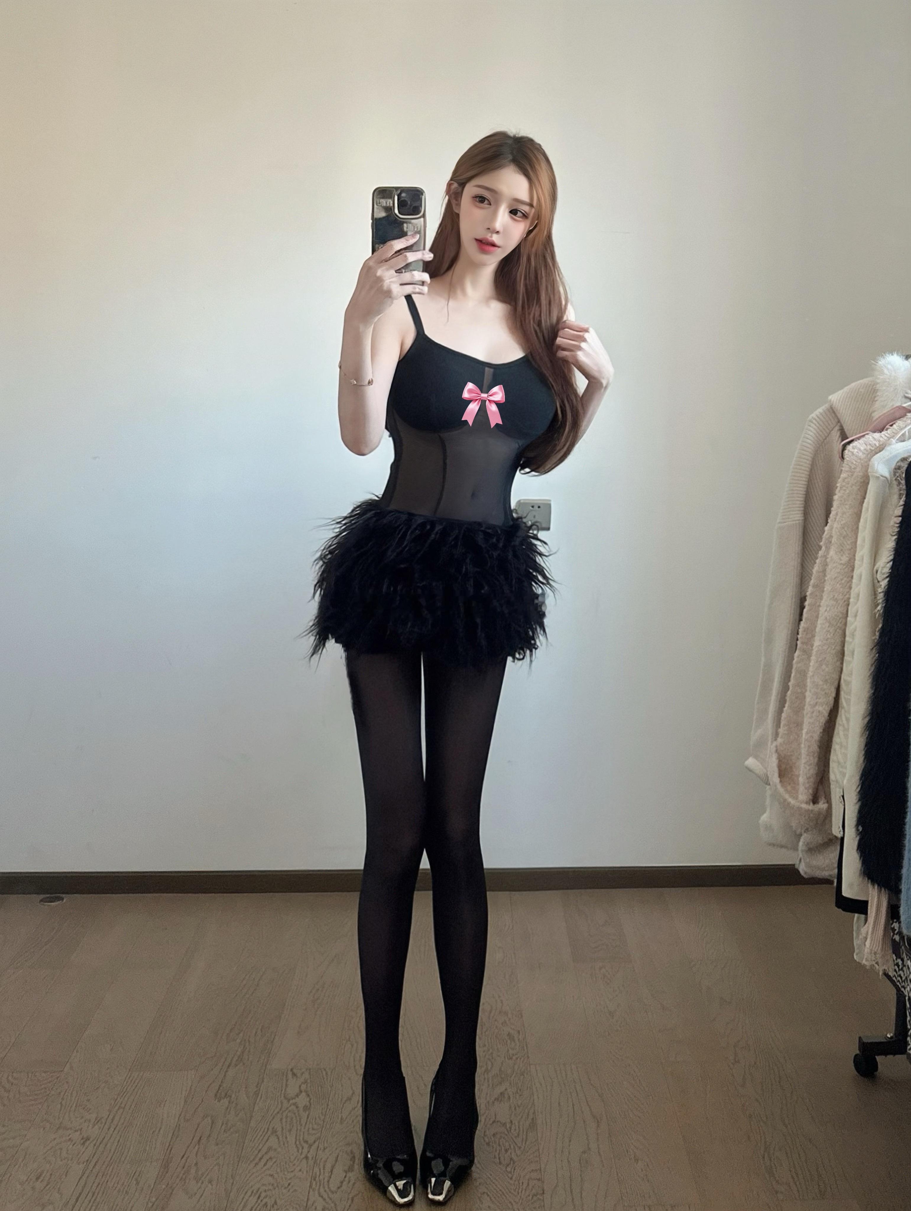 如果你惹毛了我 我就变得毛绒绒绫吊带袜绫lingtouch绫-新品「轻匿」 