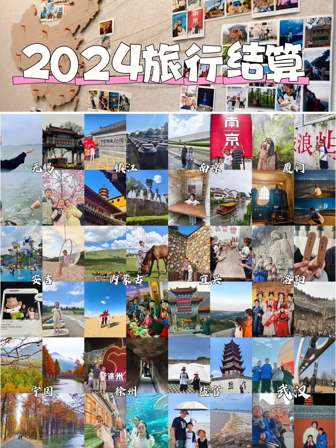 2024旅行结算|普通家庭带娃游中国‼️
