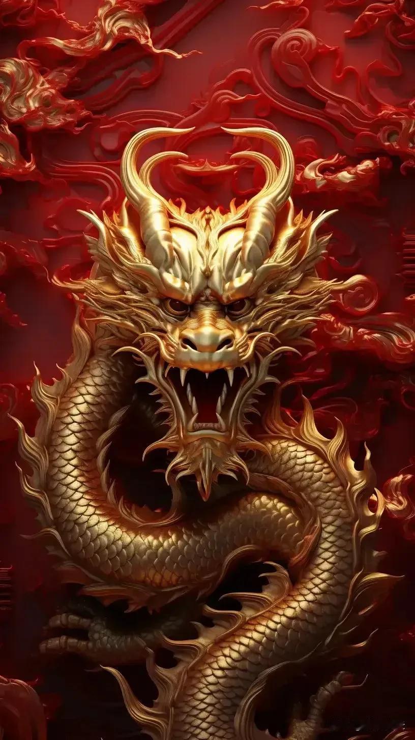龙年壁纸，大吉大利