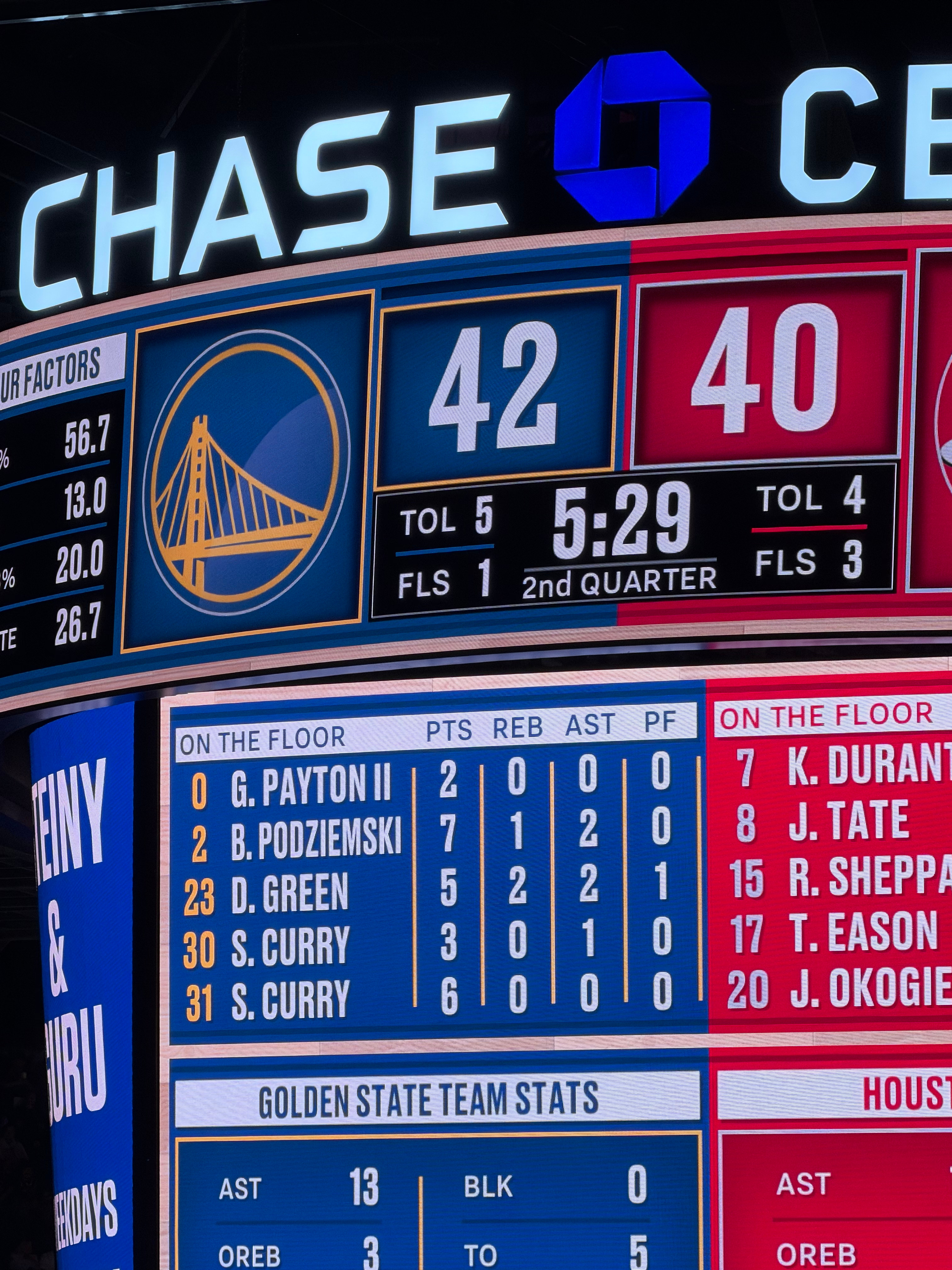 两个S Curry第一次同台 傻傻分不清楚了库里 美国·Chase Center