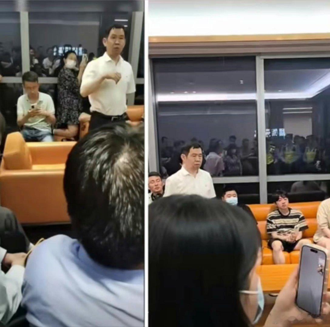 哪吒CEO被堵办公室讨薪在这方面受伤的永远是打工人，他们拍拍屁股说破产就破产，就