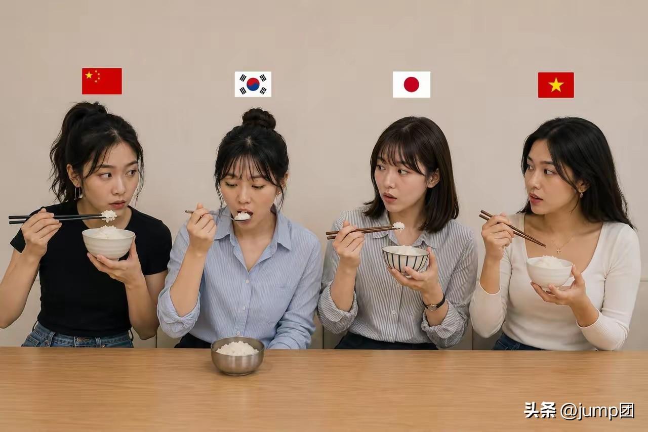 外网有个帖子，最近可是炸了锅了，一个日本网友发了张图在那儿问呢，说中、日、韩、越