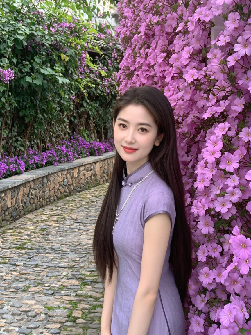 妹妹说紫色很有韵味🌸