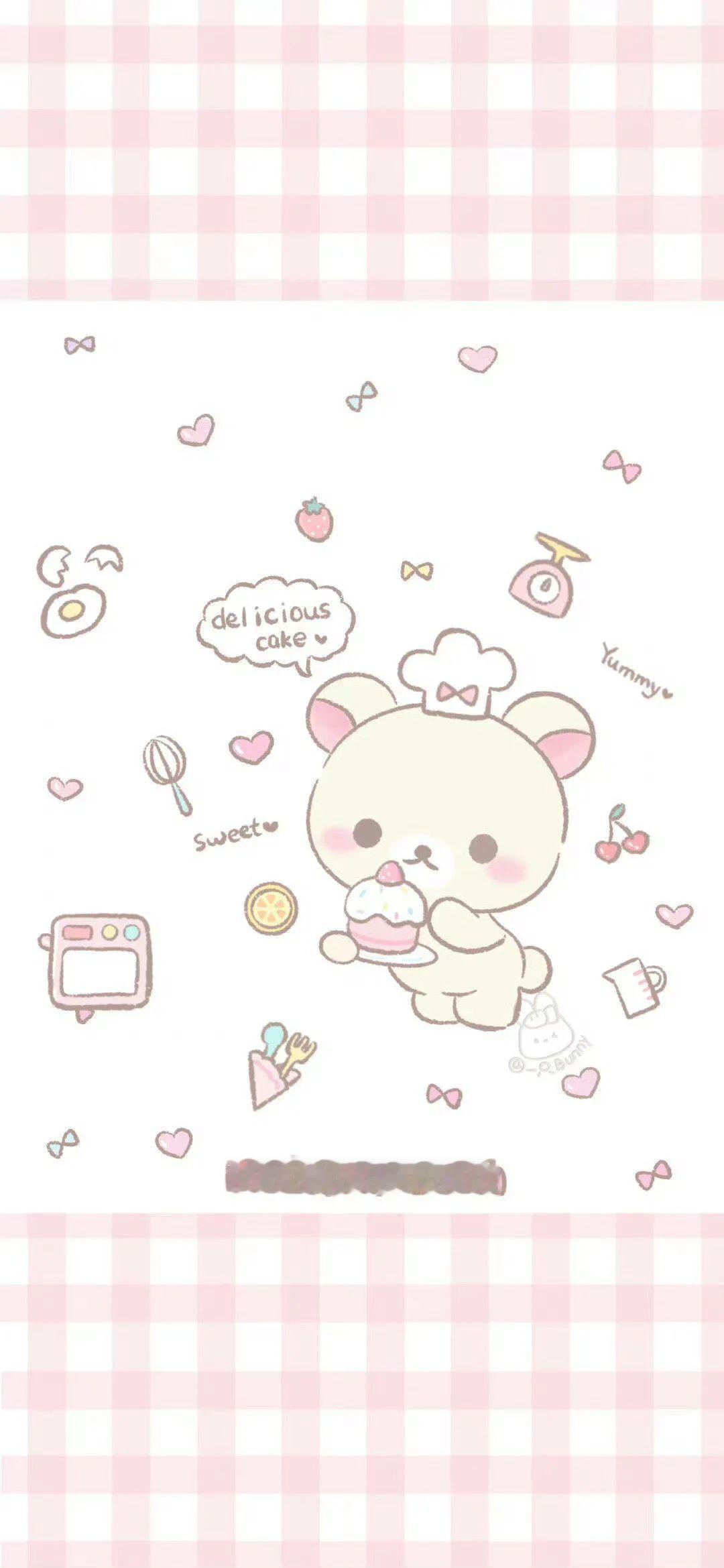 𝙒𝙚𝘾𝙝𝙖𝙩聊天背景图｜轻松熊壁纸｜可爱壁纸｜平铺壁纸(๑＞ڡ＜)☆