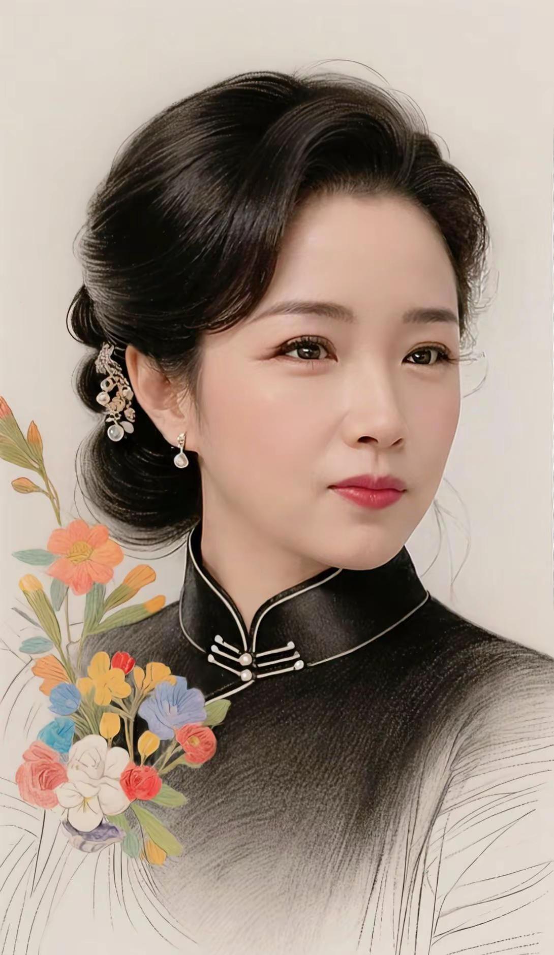 岁月静好，现世安稳！AI素绘美人  致女人的一段话 越来越好的自己 在红尘中修行