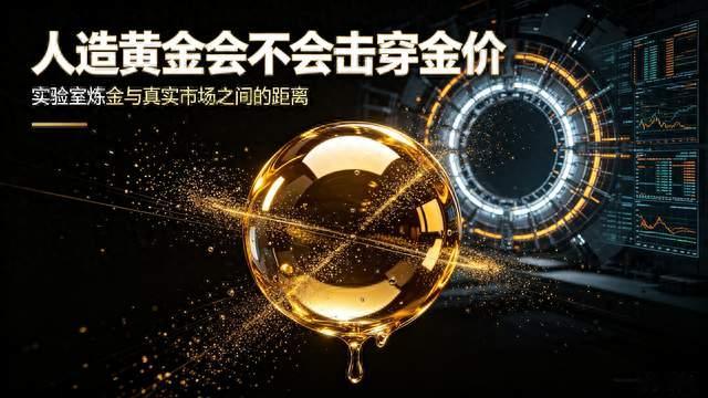 人造黄金刷屏！能批量炼金会直接击穿金价吗