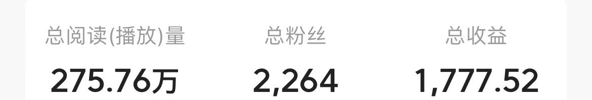 在头条，2000多粉丝，收益会有多少

我本人，收益是1700多
有的人可能说，