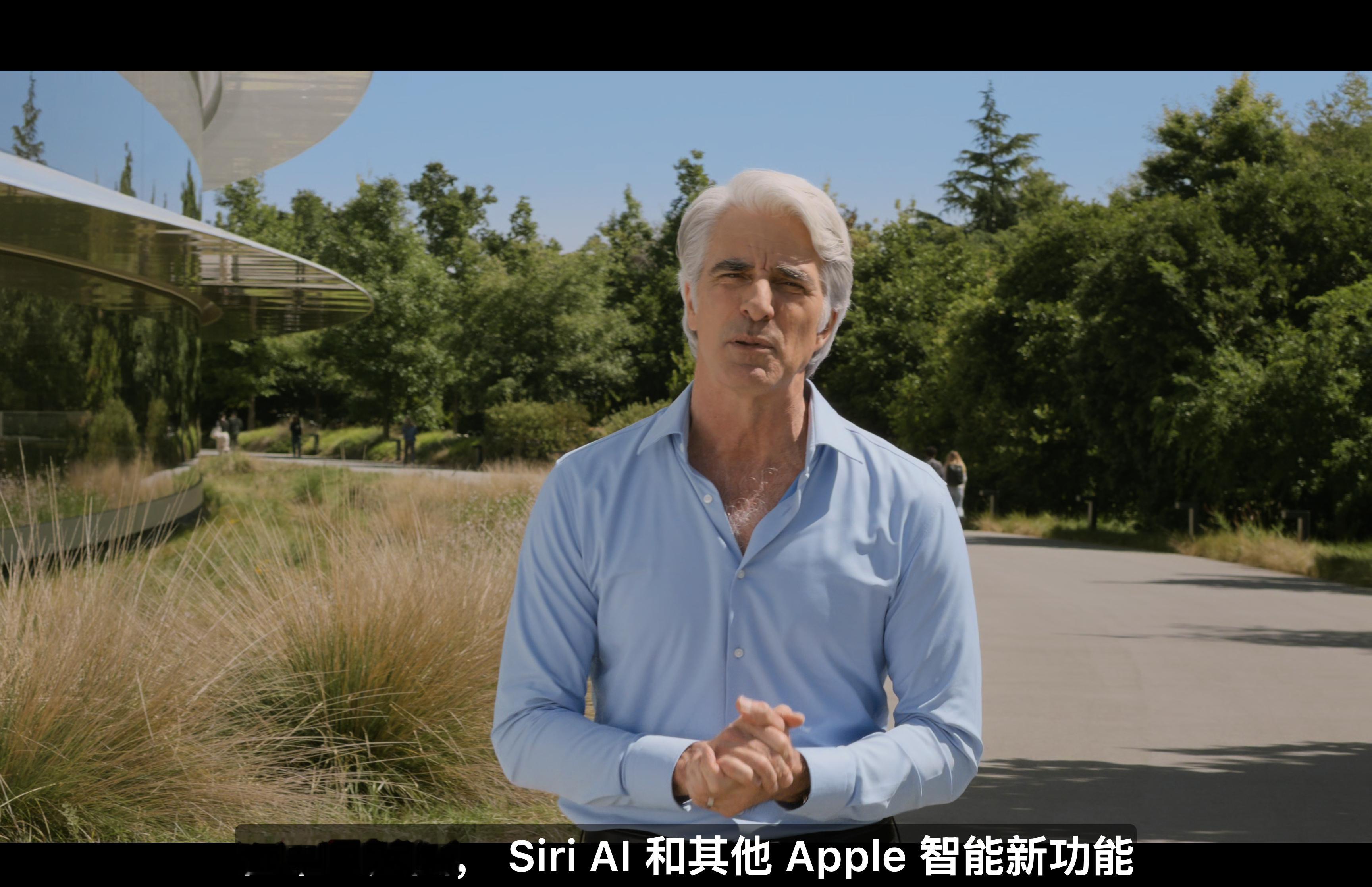 特意强调了一下，在中国大陆， SiriAI 和 Apple Intelligen