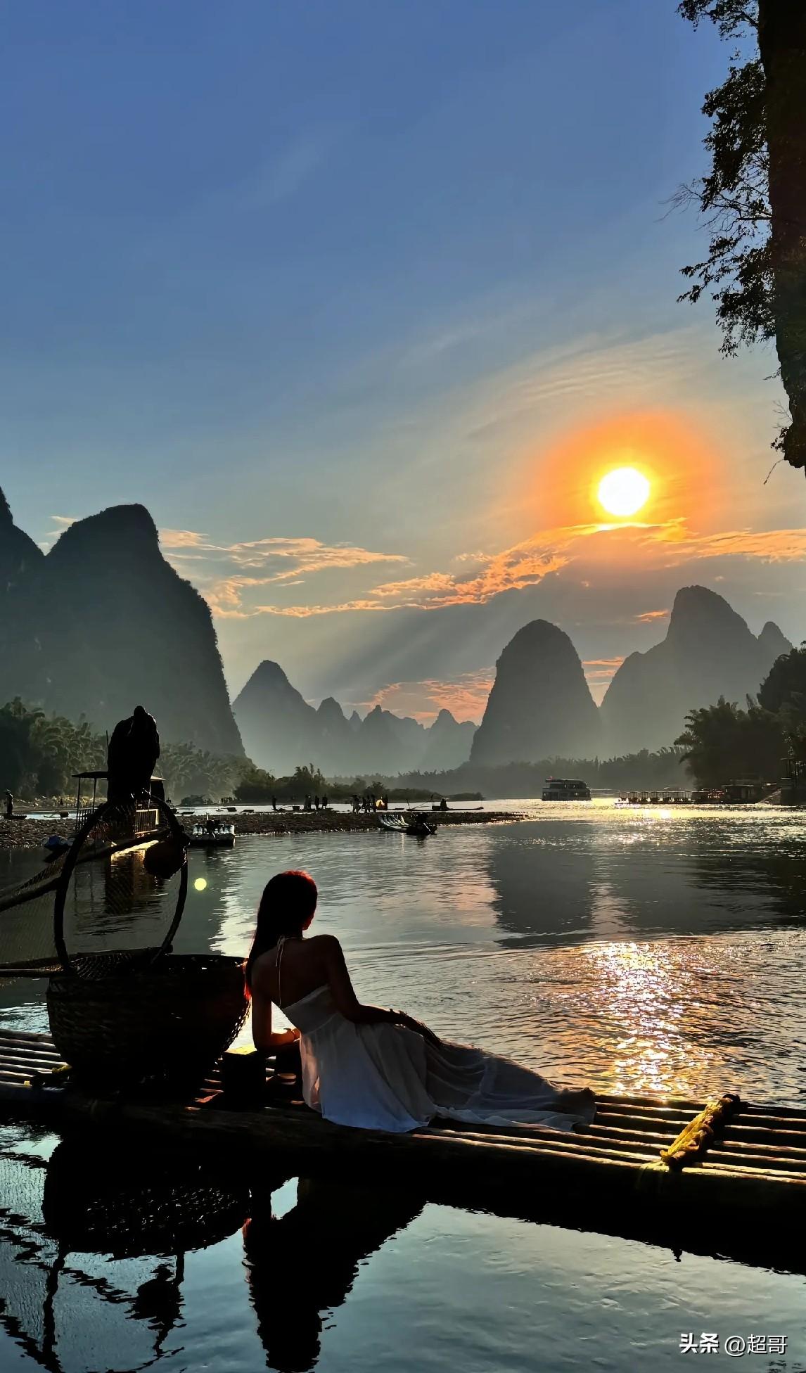 桂林真的美到超乎想象！“桂林山水甲天下”绝非浪得虚名。象鼻山是桂林城徽，天然大象