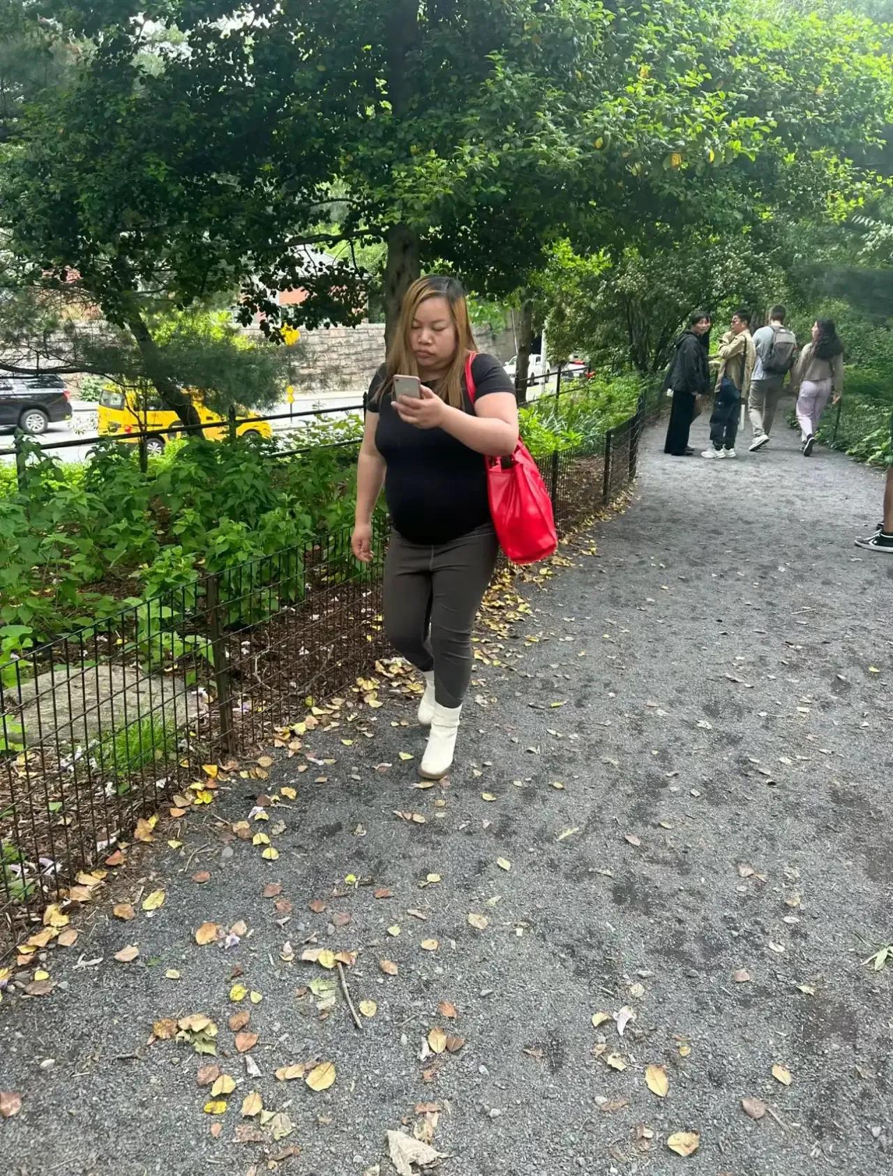 有网友在美国纽约公园碰到罗玉凤凤姐。我倒觉得，人间清醒罗玉凤，凤姐才是清醒人：赚
