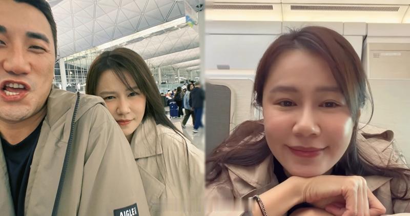 孖洪永城再度合体出Trip 黄翠如不舍家中两宝：等我黄翠如和洪永城这对好拍档兼好