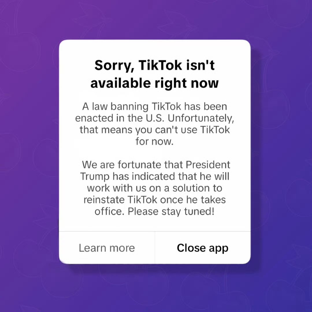 TikTok通知美用户将暂停服务 核心技术牛[赞]站着把钱赚了，别人才不敢动歪心