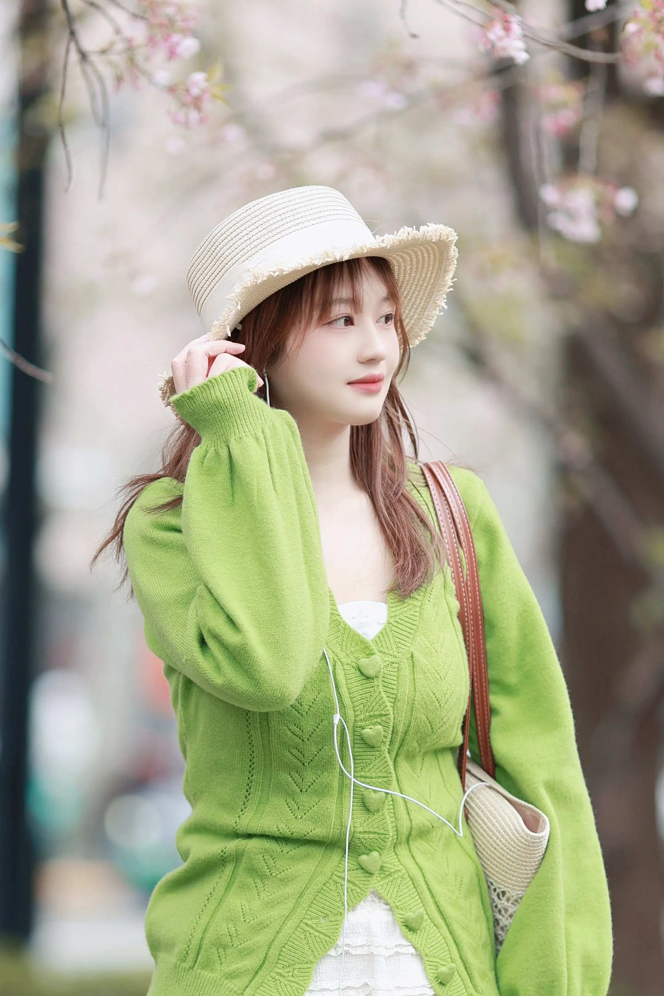 随心随性写真 春日穿搭 樱花季