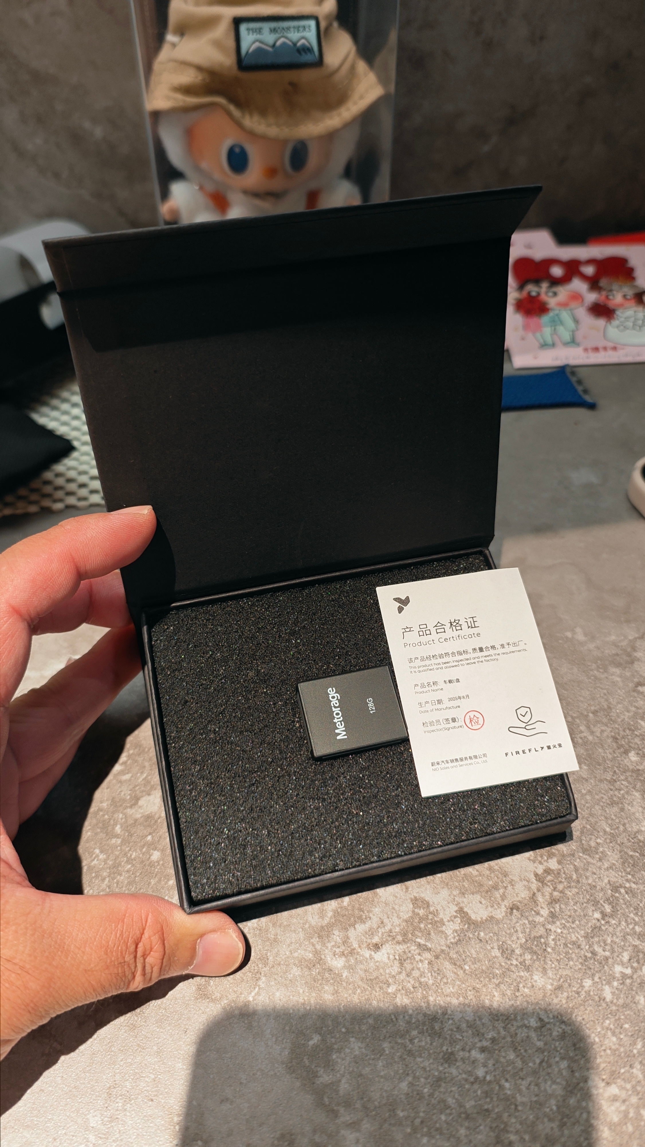 收到了firefly萤火虫 的车规级U盘了。一开始我没啥概念，U盘车规级？打开包