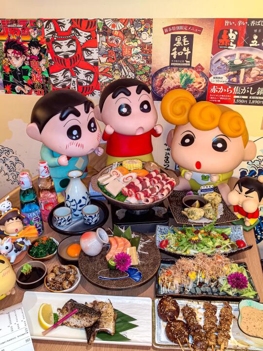 福州蜡笔小新主题居酒屋！！双厨狂喜！！