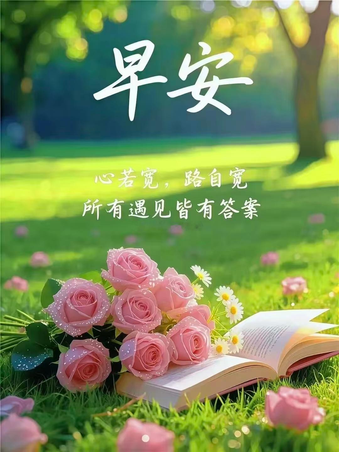 【周三，早安】每天要像盛开的花朵一样热烈， 努力生活，闪闪发光， 不将就，不依赖